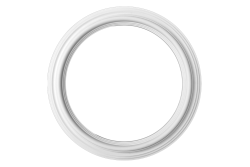 Ring-Deckenrosette Ornament  80x80cm Gips - OR1009
