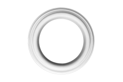 Ring-Deckenrosette Ornament 72x72cm Gips - OR1042