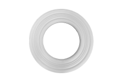 Ring-Deckenrosette Ornament 54x54cm Gips - OR1045