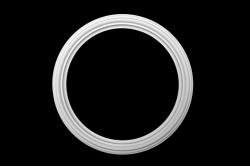 Ring-Deckenrosette Ornament 54x54cm Gips - OR1003