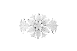 Deckenrosette Ornament 112x76cm Gips - OREC-R 103