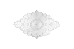 Deckenrosette Ornament 181x110cm Gips - ORR100