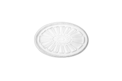 Deckenrosette Ornament 55x37cm Gips - ORR102