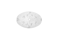 Deckenrosette Ornament 89x60cm Gips - ORR105A