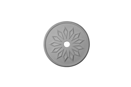 Deckenrosette Ornament 50x50cm Gips - ORR108