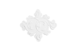 Deckenrosette Ornament 59x53cm Gips - ORR11