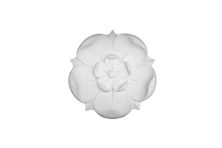 Deckenrosette Ornament 60x60cm Gips - ORR115