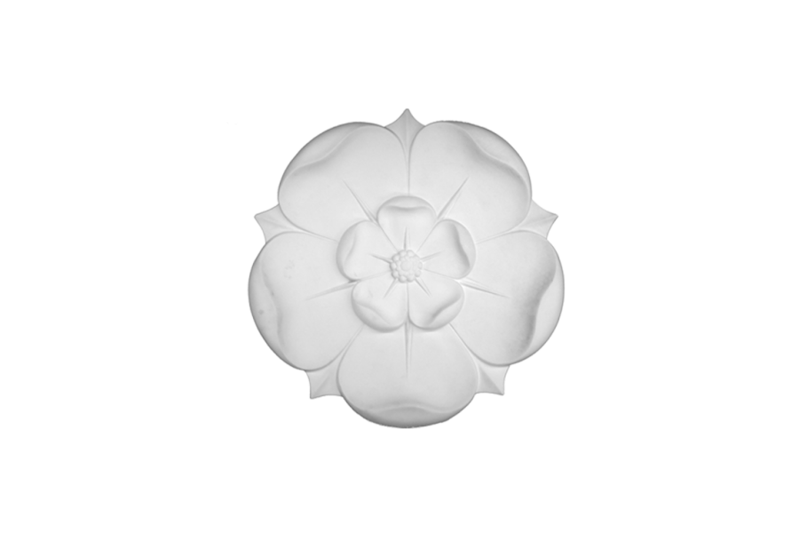 Deckenrosette Ornament 60x60cm Gips - ORR115