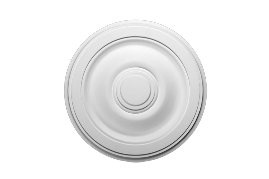 Deckenrosette Ornament  32x32cm Gips - ORR116