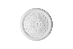 Deckenrosette Ornament 32x32cm Gips - ORR12