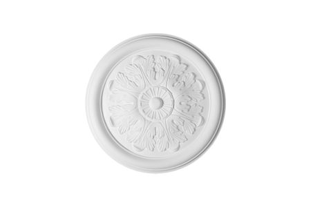Deckenrosette Ornament 32x32cm Gips - ORR12