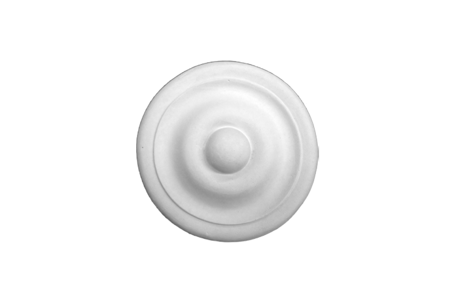 Deckenrosette Ornament 15x15cm Gips - ORR120