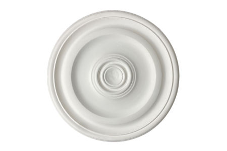 Deckenrosette Ornament 40x40cm Gips - ORR121