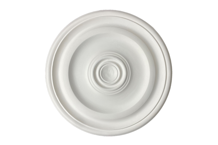 Deckenrosette Ornament 40x40cm Gips - ORR121