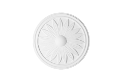 Deckenrosette Ornament 26x26cm Gips - ORR126