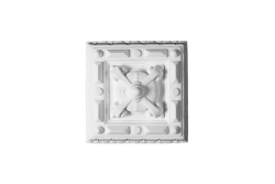 Deckenrosette Ornament 24x24cm Gips - ORR129
