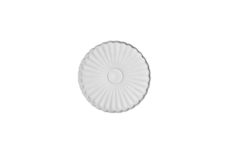 Deckenrosette Ornament 26x26cm Gips - ORR16