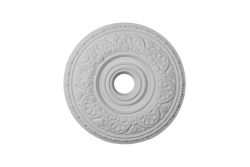 Deckenrosette Ornament 38x38cm Gips - ORR2