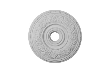 Deckenrosette Ornament 38x38cm Gips - ORR2