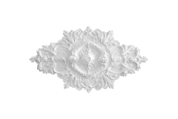 Deckenrosette Ornament 194x108cm Gips - ORR200