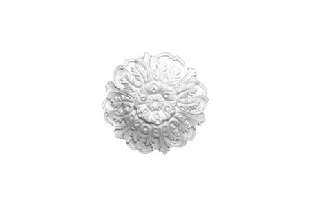 Deckenrosette Ornament 20x20cm Gips - ORR21