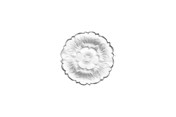 Deckenrosette Ornament 19x19cm Gips - ORR25