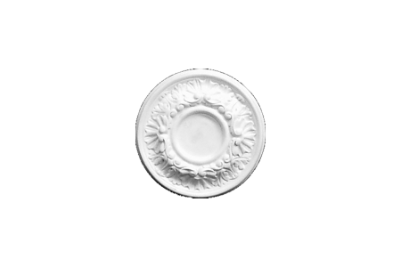 Deckenrosette Ornament 19x19cm Gips - ORR27