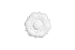 Deckenrosette Ornament 19x19cm Gips - ORR29