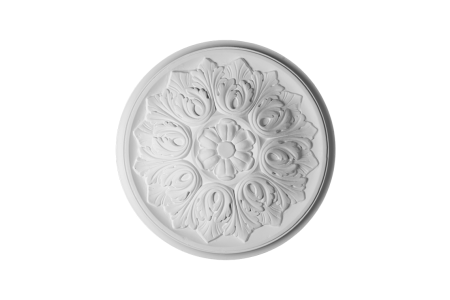 Deckenrosette Ornament 33x33cm Gips - ORR3