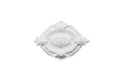Deckenrosette Ornament 54x39cm Gips - ORR31