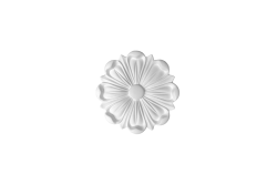 Deckenrosette Ornament 16x16cm Gips - ORR32