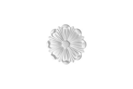 Deckenrosette Ornament 16x16cm Gips - ORR32
