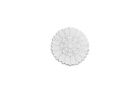 Deckenrosette Ornament 15x15cm Gips - ORR35