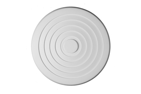 Deckenrosette Ornament 44x44cm Gips - ORR36