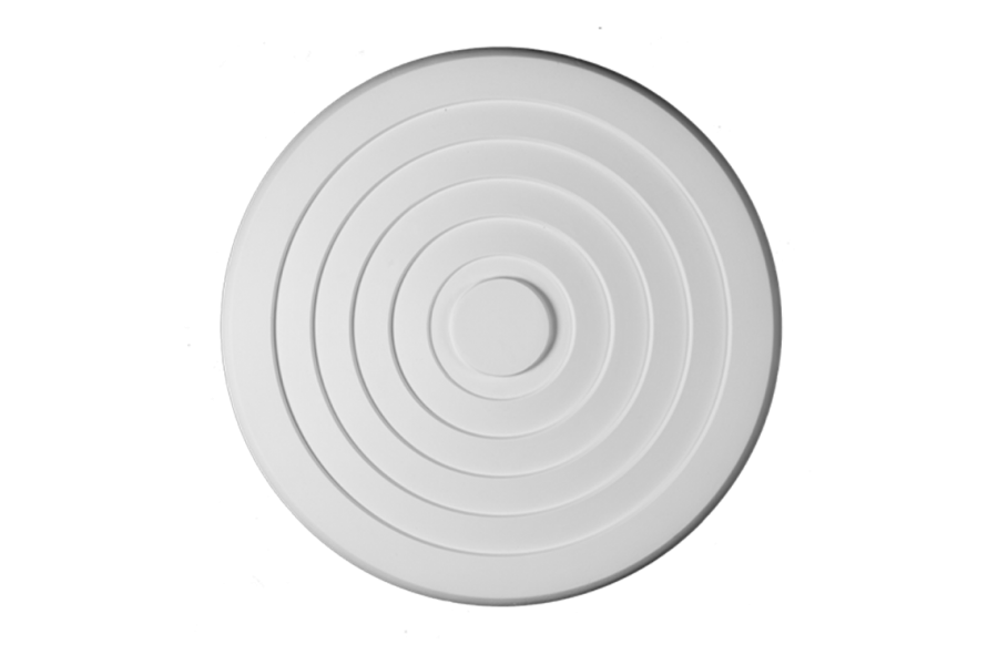 Deckenrosette Ornament 44x44cm Gips - ORR36
