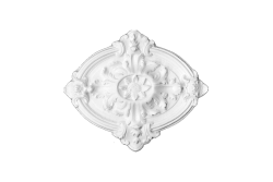 Deckenrosette Ornament 30x25cm Gips - ORR3A