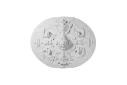 Deckenrosette Ornament 111x87cm Gips - ORR400