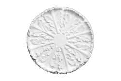 Deckenrosette Ornament 44x44cm Gips - ORR44A