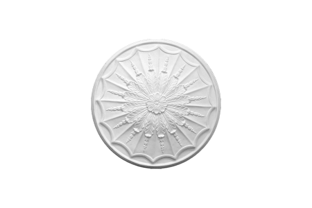 Deckenrosette Ornament 69x69cm Gips - ORR46