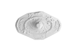 Deckenrosette Ornament 99x60cm Gips - ORR480