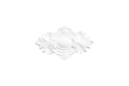 Deckenrosette Ornament 46x26cm Gips - ORR5