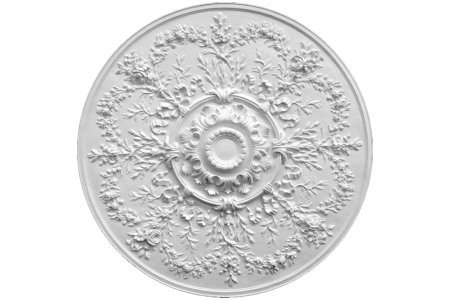 Deckenrosette Ornament 96x96cm Gips - ORR50