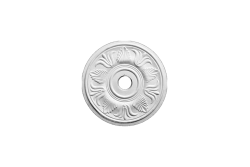 Deckenrosette Ornament 50x50cm Gips - ORR51