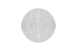 Deckenrosette Ornament 116x116cm Gips - ORR55