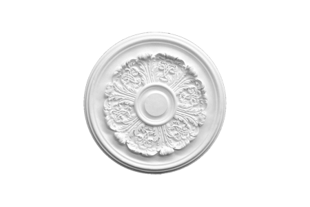 Deckenrosette Ornament 68x68cm Gips - ORR61