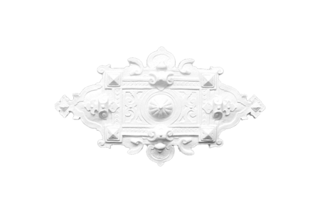 Deckenrosette Ornament 80x45cm Gips - ORR65