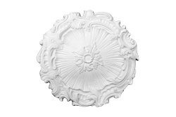 Deckenrosette Ornament 44x44cm Gips - ORR67