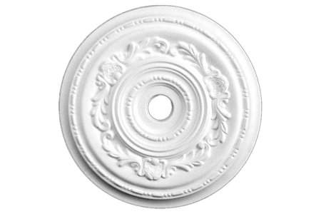 Deckenrosette Ornament 48x48cm Gips - ORR71