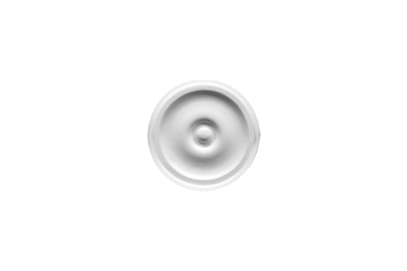 Deckenrosette Ornament 17x17cm Gips - ORR72