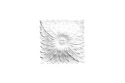 Deckenrosette Ornament 24x24cm Gips - ORR75